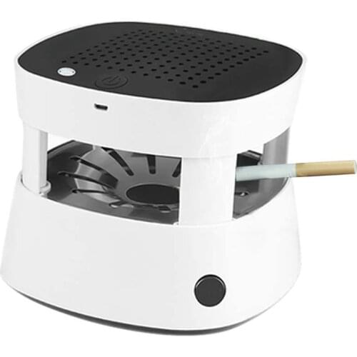 3 in 1 Multifunction Ashtray Smokeless Portable Ashtrays Filter USB Rechargeable for Car/Indoor/Outdoor Protect Health