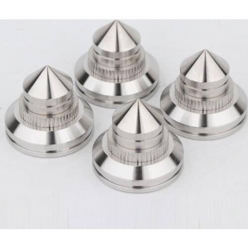 4sets Preffair SS2728 28mm Stainless Steel Speaker Spike Isolation Feet Cone Pad Amp HiFi Monitor AMP Isolation Feet Stand Pad