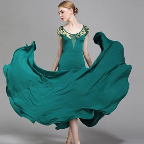 2 colors green ballroom competition dress ballroom tango dresses standard ballroom waltz dresses ballroom dancing dress fringe