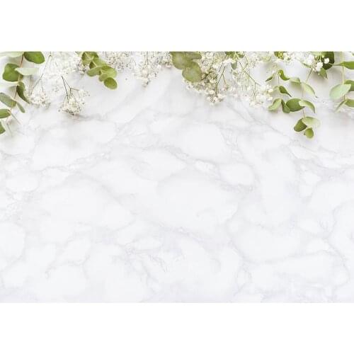 Snow White Flowers Photography Backdrop Vinyl Cloth Photobooth Background Studio for Children Baby Portrait Photocall Fond Photo