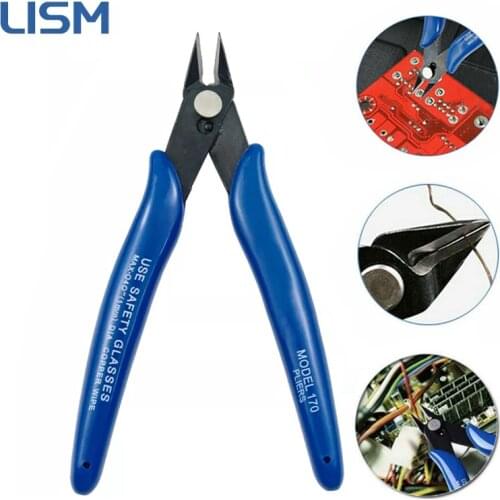 5" Precision Diagonal Pliers Cutting Pliers for Copper Wire Electronic Electronic Repair Hand Tools Wire Cable Cutters Nipper