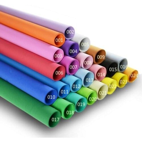 Hot! 10pcs/lot 50*50cm 1mm Thickness Scrapbooking Crafts Paper EVA Sponge Foam Paper For Flowers Background DIY Gift Card Decor