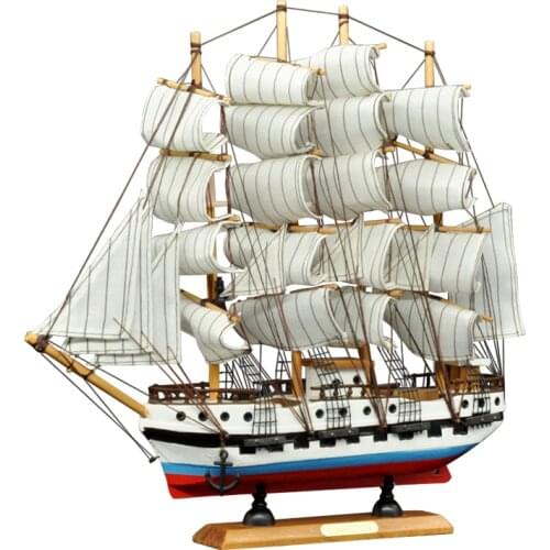 LUCKK 1:120 Hot Sale 3D Wooden Assembly Sailing 13inin*13in*3.1in Decor Miniature Boat Sailing Ship Model FOR Home Decor Craft