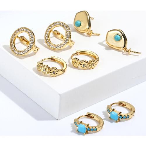 Женские золотые серьги Mcllroy China At AliExpress