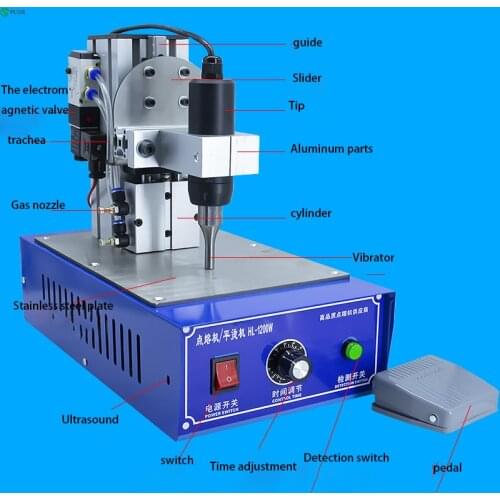 1200W Mini All-in-One Spot Welding Machine Ultrasonic Mask Pointing Ear Band Machine Manufacturer