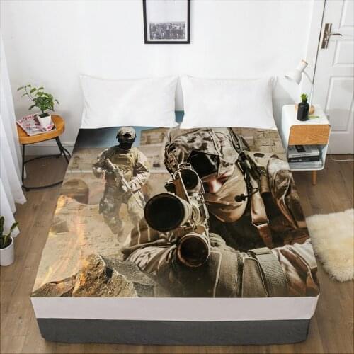 Cartoon Gamepad Childrens Elastic fitted sheet bed sheet With An Elastic Band Mattress Cover Bed cover for kids baby sand