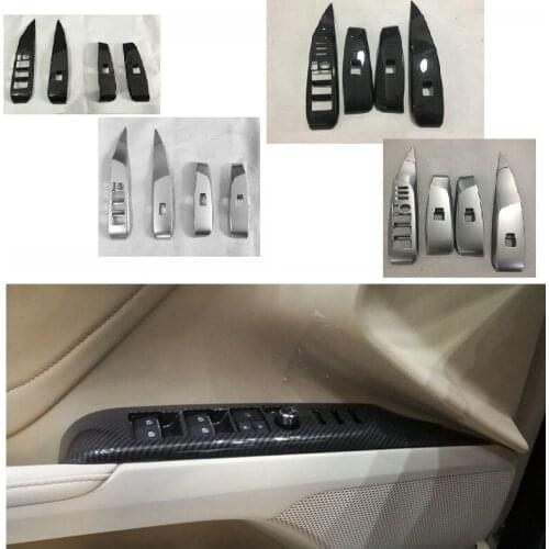 Car Door Window Glass Lift Switch Button Inside Door Handle Frame Trim Cover For Toyota Camry 2018 2019 2020 2021 Accessories