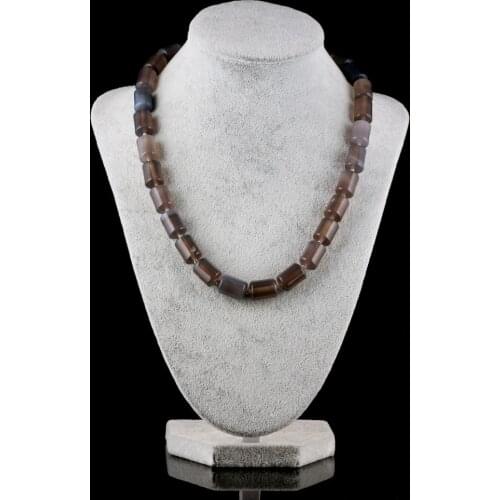Wholesale Natural Stone Beads Necklace Agatee Quartz Stones Necklaces Jewelry 10x14mm 18 Inches