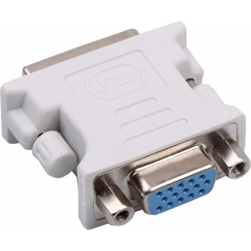 Hot DVI To VGA Adapter Cable Male To Female DVI 24+5 Pin To VGA 1080P Converter Adapter for HDTV Monitor Computer PC Laptop