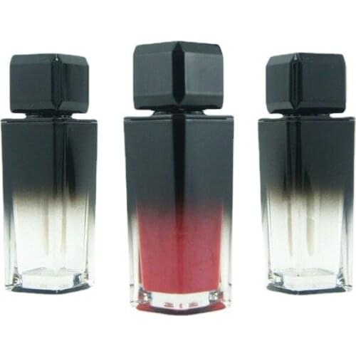 8ml Empty Gradient Black Lip Gloss Tube 50pcs