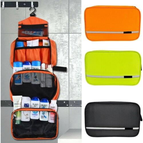 Unisex Expandable Travel Hanging Wash Bag Toiletry Organizer Make Up Pouch Camping Portable Storage Bag