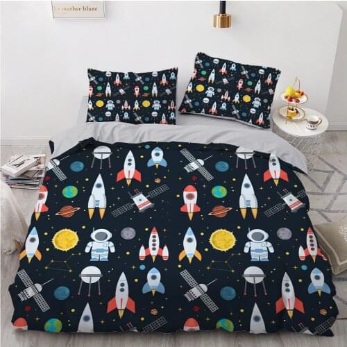 3D Luxury Quilt Duvet Cover Set Comforter Bedding Set Queen King Queen Double Single Size Cartoon Design Custom Bedclothes