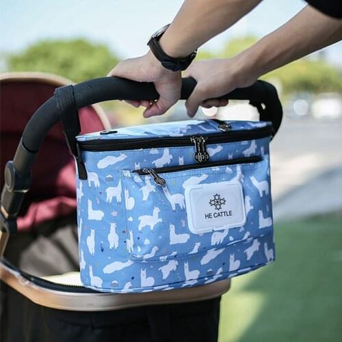 Diaper Bag Mummy Bag Baby Stroller Organizer Nappy Diaper Bags Carriage Buggy Pram Cart Basket Hook Stroller Accessories