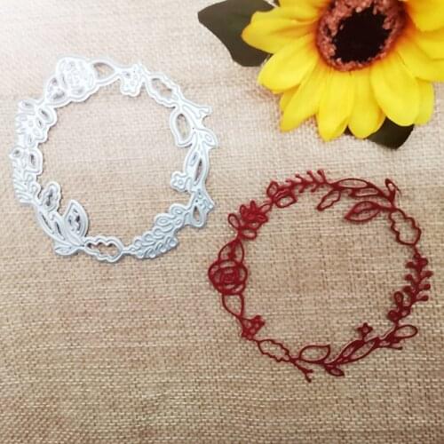 83*80mm flower circle new Metal Cutting Dies Scrapbooking DIY Album Paper Card Craft Embossing stencil Dies