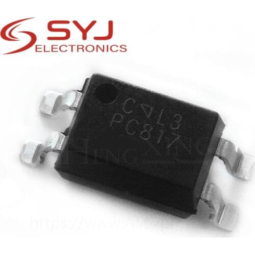 100pcs/lot SMD optocoupler EL817C (PC817) EL817S-C SOP-4 In Stock