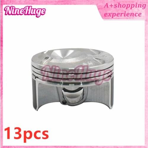 13pcs 13010-PNC-000 13011-PNE-G02 13010PNC 13011PNE Engine Piston Head and Piston Rings For 02-06 CRV 2.0L