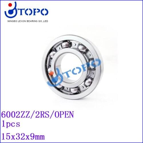 15*32*9mm Deep Groove Ball Bearings6002 ZZ/2RS/OPEN