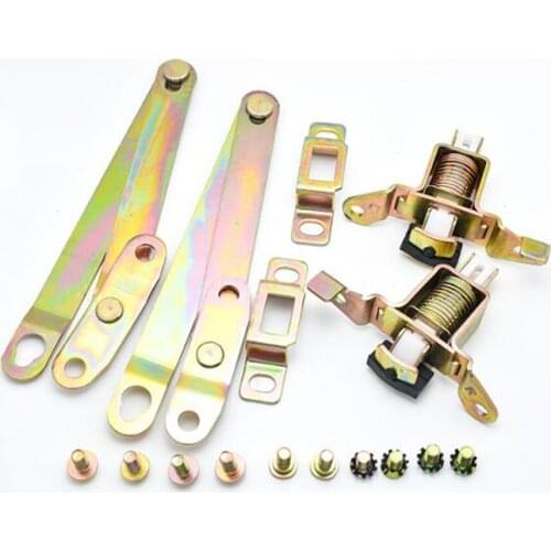 2SET metal for Nissan D22 Pickup Container lock Hinge Locking Backdoor lock Pull rod Top Quality Factory Price
