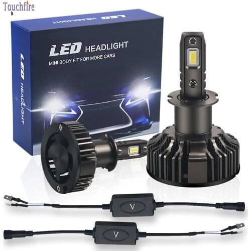 2Pcs Car Headlight H4 H7 LED H1 H3 H8 H9 H11 H13 9005 9006 9007 50W 12000lm 6500K Auto Headlamp Canbus Fog Light Bulbs V8 12V
