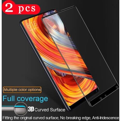2Pcs smartphone tempered glass for xiaomi mi max 2 3 mix 2 2s 3 phone screen protector redmi K20 pro mi 9T pro protective film