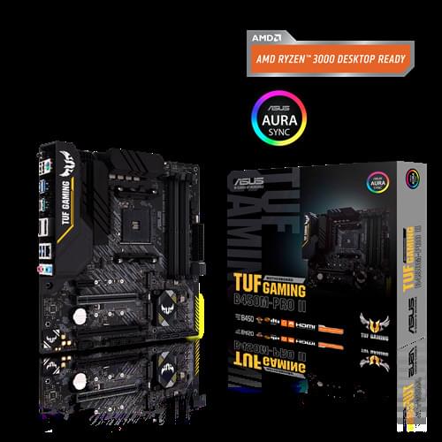NEW Asus TUF Gaming B450M-PRO II Desktop Motherboard AMD B450 AM4 DDR4 128GB PCI-E 3.0 1XPCI-E X16 Micro ATX NEW Motherboard