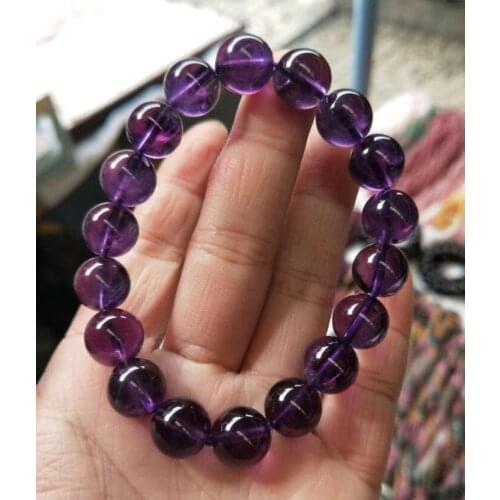 Free shipping Noble jewelryset 10mm AAA Natural Quartz Crystal stone Beads Bracelet