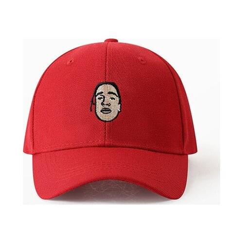 Clown Embroidery Baseball Cap Streetwear Hip Hop Cap Men Fashion Red Hat For Man And Women High Street Baseball Cap Women
