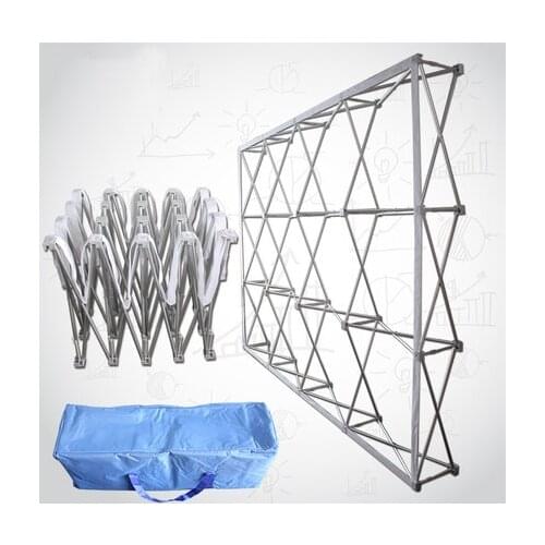Flower Wall Stand Aluminum folding Flower Backdrop Frame Advertisement banner pipe Stand Exhibition Display Show holder