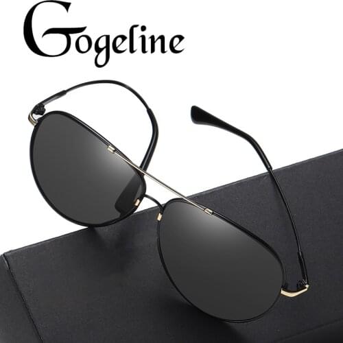 Gogeline Photochromic Sunglasses for men women Polarized Night Vision Pilot Discoloration Sun Glasses For Mens Chameleon Eyewear