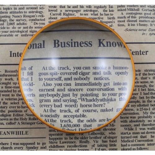 8X 50mm Pocket Paper-pressing Magnifier Map Spherical Magnifying Glasses Optical Glass Lens Handheld Reading Glass Toys Gift