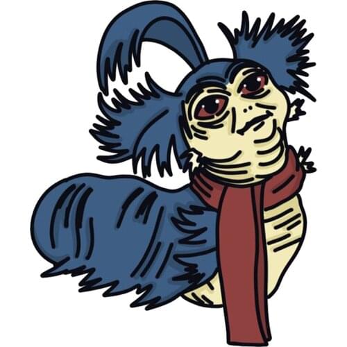 Labyrinth William the Worm Pin