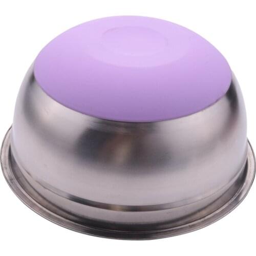 Stainless Steel Mixing Bowls (Set Of 5) Non Slip Silicone Bottom Nesting Storage Bowls Meal Mixing Prepping 1.5-2 - 2.5-3.5 -5QT