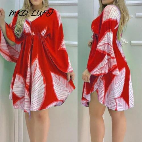 MKD LUFI Summer Dresses With Sleeves