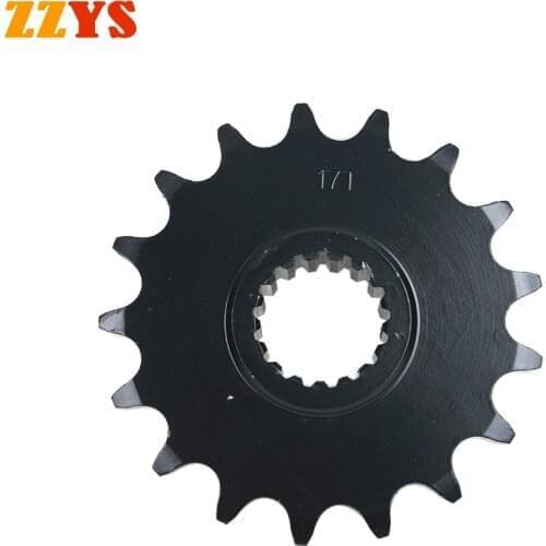 525 17T Front Sprocket Gear Wheel For Aprilia 1000 ETV Capo Nord 1000 RSV Mille R Tuono RSV100 ETV1000 For Husqvarna 900 Nuda