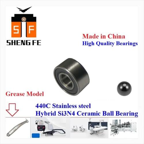 SR166C-2OS bearing 4.763x9.525x3.18 ABEC-7|Stainless steel hybrid Ceramic Bearing[Grease SR166 2RS]|Precision machine bearing