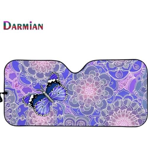 Multi-colored Butterflies Design Car Windshield Sun Shade Interior Protector Auto/Vehicle Windows UV protection SUV Sunshade New