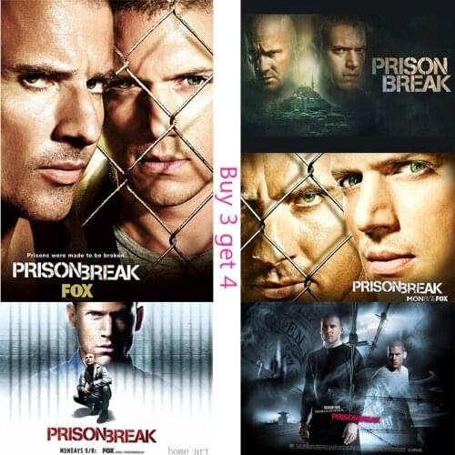Prison break Poster Clear Image Wall Stickers Home Decoration Good Quality Prints White Coated Paper