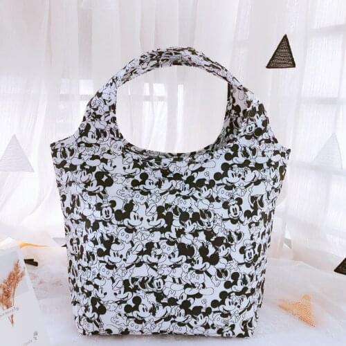 Disney Mickey cartoon waterproof insulation bag Minnie lunch box bag girl boy out picnic bag childrens handbag