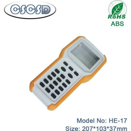 1pcs 207*103*37mm 9v battery case handheld enclosure abs customize plastic handheld enclosure enclosure handheld plastic