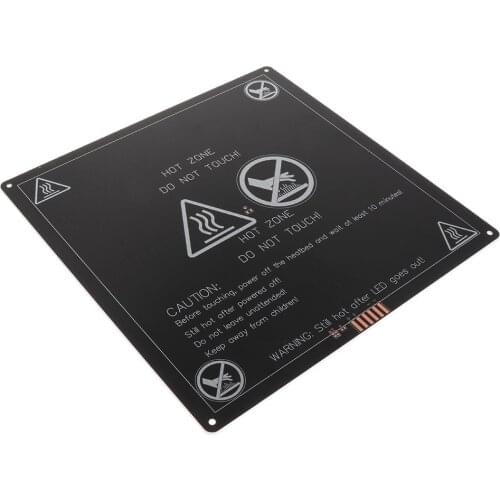 1Piece Hotbed 12V 24V Aluminum Heated Bed Platform 220 x 220 x 3mm Hot Plate for MK3 3D Printer