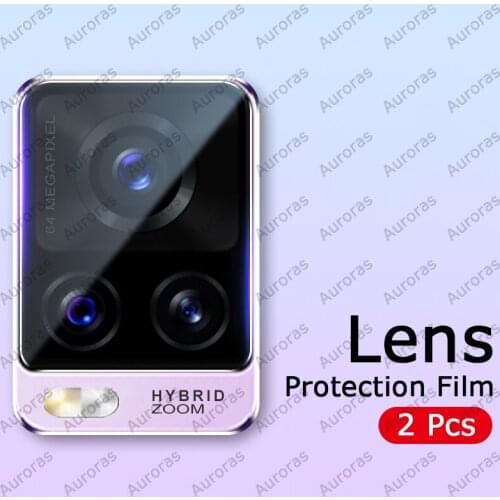 2 Pieces Lens Protection Film for VIVO V21E Tempered Glass Camera Protector Cover for vivo V21 Film