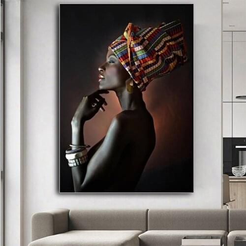 5D Diy Diamond Mosaic African Black Woman Graffiti Art Diamond Painting Full Square Round Embroidery Sale Abstract African Girl