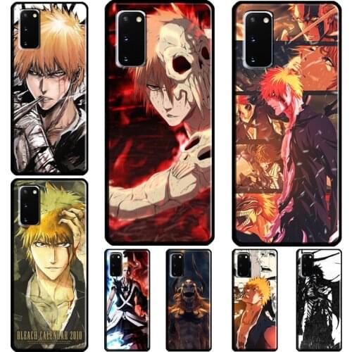 BLEACH Ichigo Kurosaki Manga Case Cover For Samsung S21 S20 Ultra Note 20 Note 10 Plus S20 FE S8 S9 S10 Plus Coque