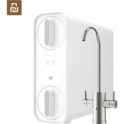 Water Filter Reverse Osmosis 5-Stage Filtration Double Faucet Smart Interconnection Under-Kitchen Drinking Water Purifier