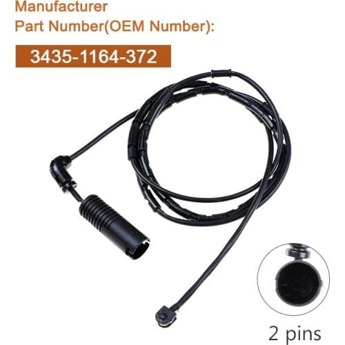 Front Rear Brake Pad Sensor Indicator Wire for BMW E46 E85 320i 323Ci 323i 325Ci 34351164371 34351164372