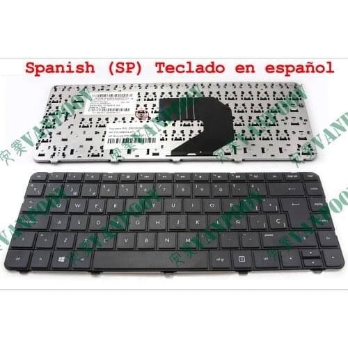 100% Original New Laptop keyboard for HP Pavilion G4 G4-1000 G6 G6-1000 Presario CQ43 CQ57 430 630S Black Spanish/espanol SP ES