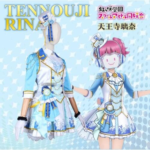 Lovelive！Nijigasaki High Idol Club Cos Tennoji Rina Cute Dress skirt uniform female Cosplay Costume