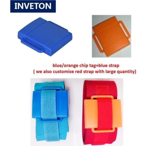 PVC RFID Tag Ankle Reusable Sports Timing Transponders Waterproof UHF RFID Tag for Running Timing Race System