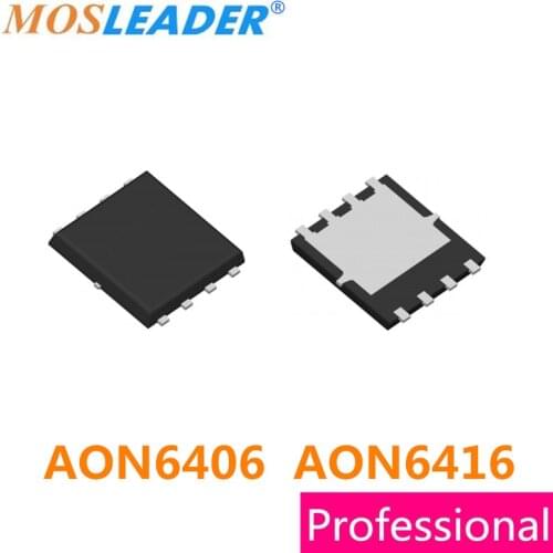 Mosleader AON6406 AON6416 DFN5X6 100PCS QFN8 N-Channel 30V High quality