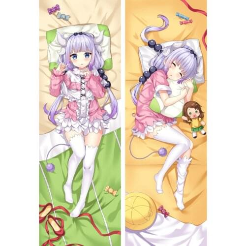 Anime Characters Miss Kobayashis Dragon Maid KannaKamui Printed pillow covers hugging body Dakimakura Pillowcase otaku gift